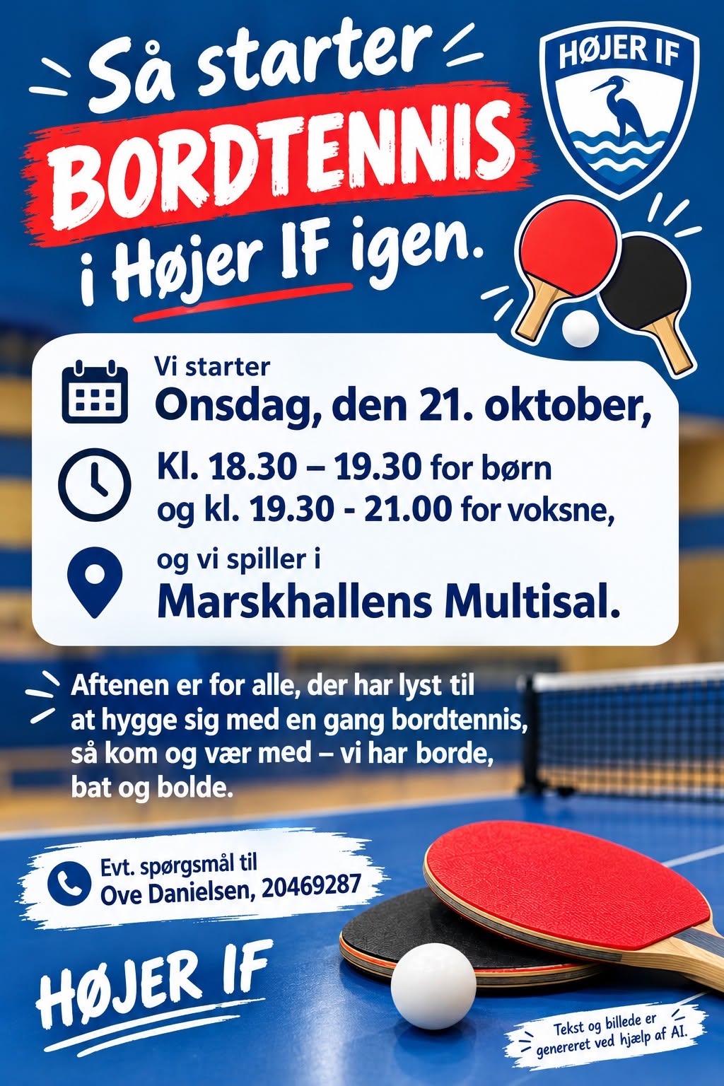 Bordtennis i Højer